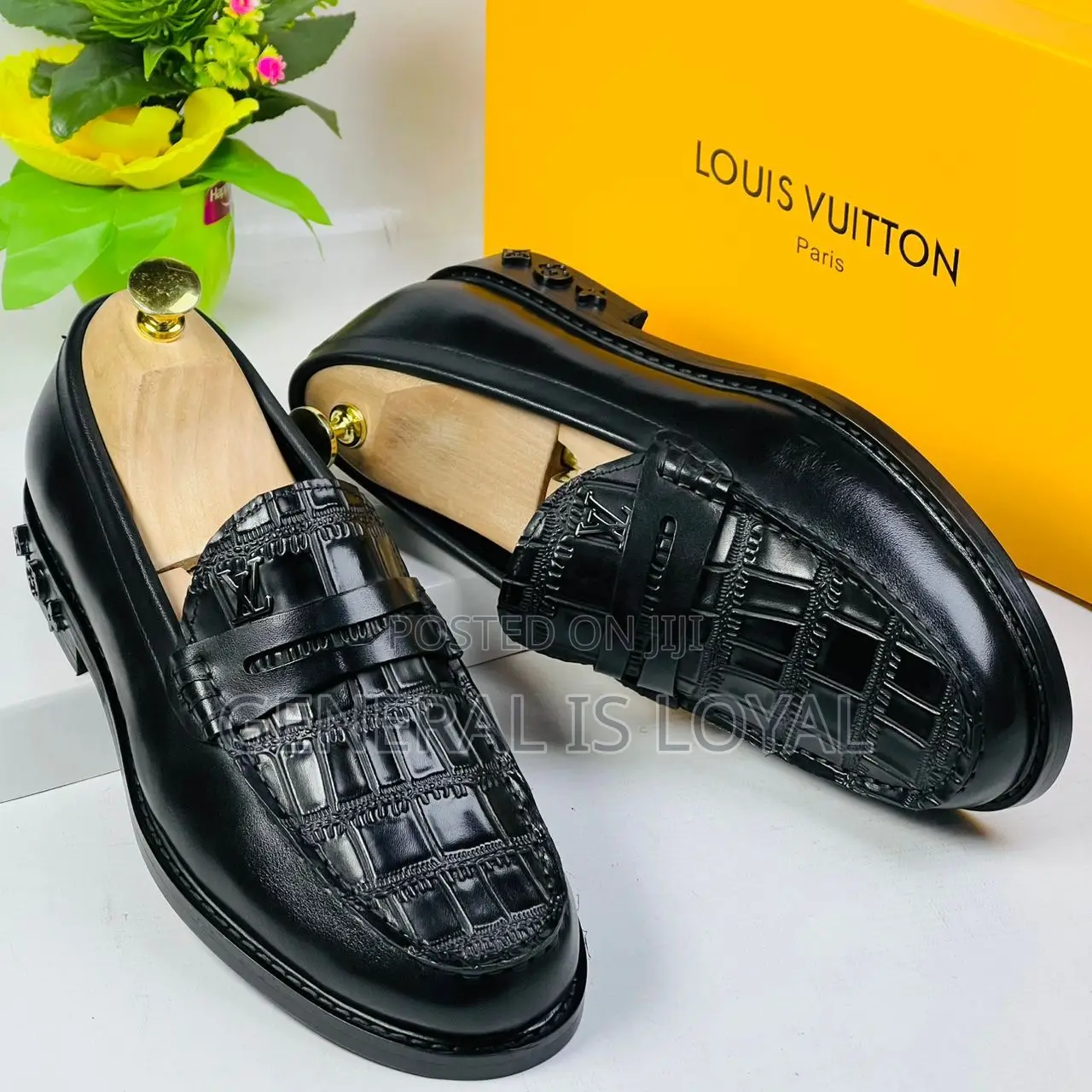 Louis Vuitton Black Classic Men Loafers Shoe