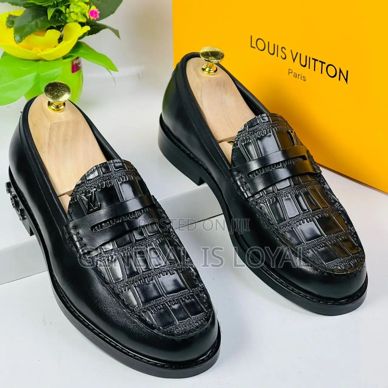 Louis Vuitton Black Classic Men Loafers Shoe