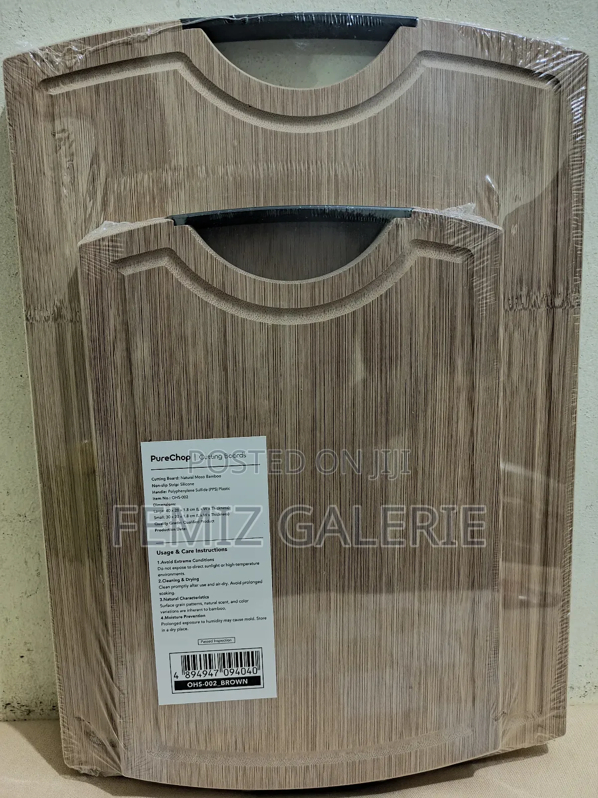 Oraimo Purechop Durable Bamboo Structure Cutting Boards