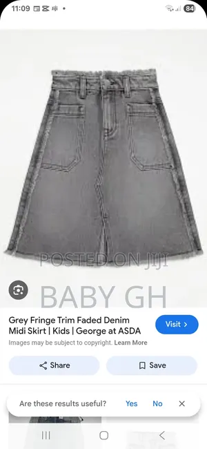 Girls Denim Skirt