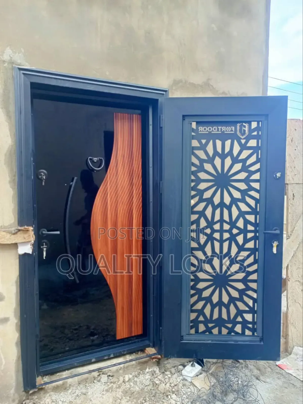 Latest Turkish Single Door With Trap Door