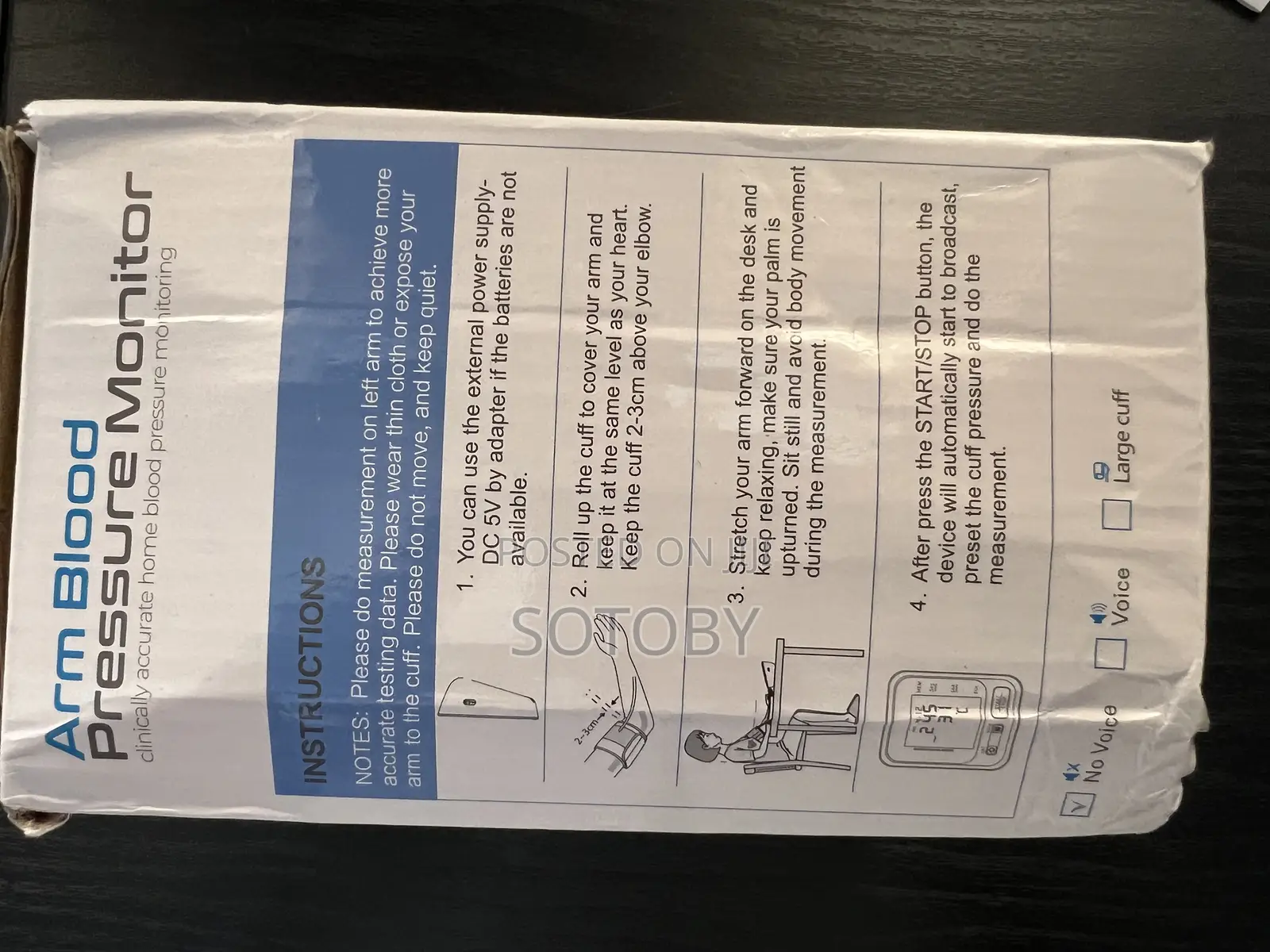 Arm Blood Pressure Monitor