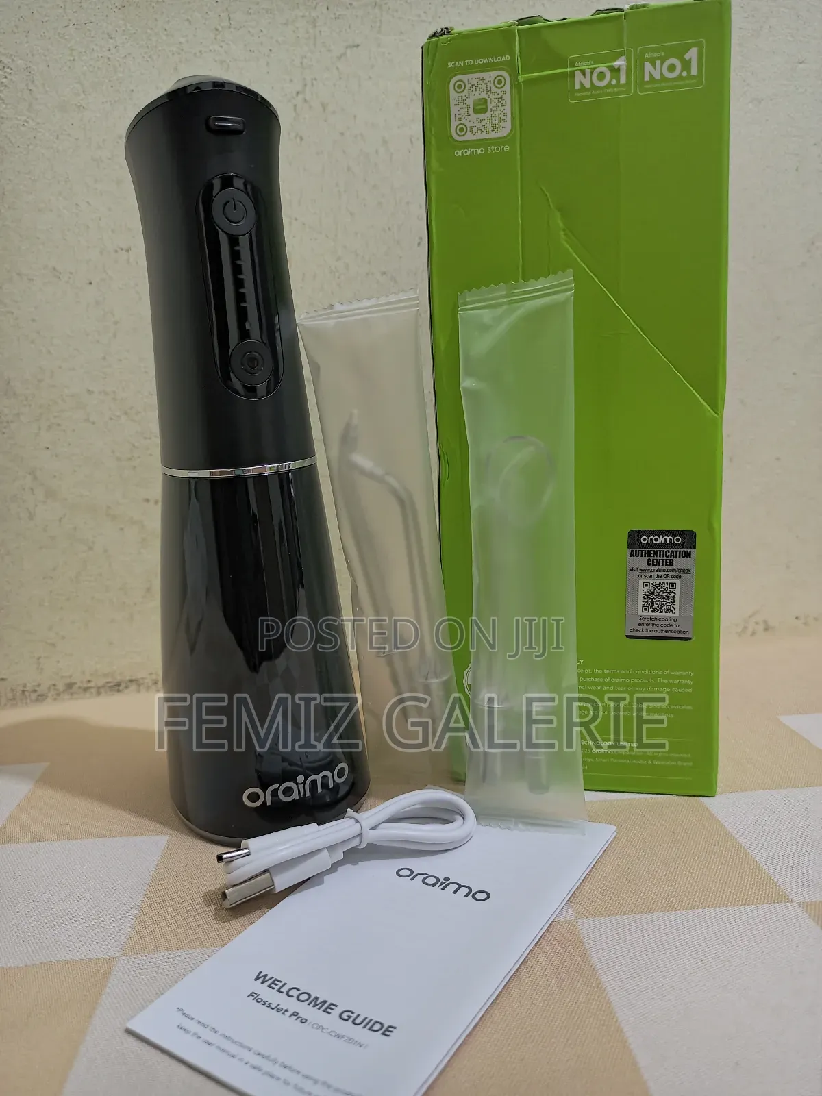 Oraimo Flossjet Pro Comfortable Smart Flosser With 5 Cleaning Modes