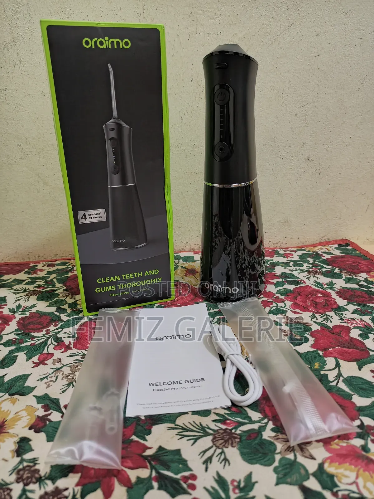 Oraimo Flossjet Pro Comfortable Smart Flosser With 5 Cleaning Modes