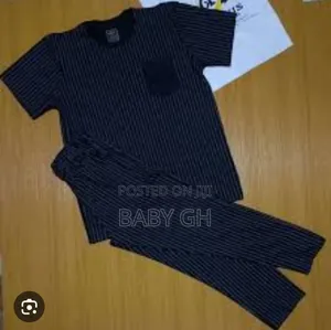George Short Sleeves Stripped 2 Pieces