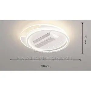 Voice Control Ceiling Fan With Light, + Remote Control