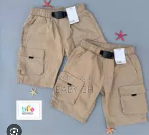 Side Pockets Shorts for Boys From George