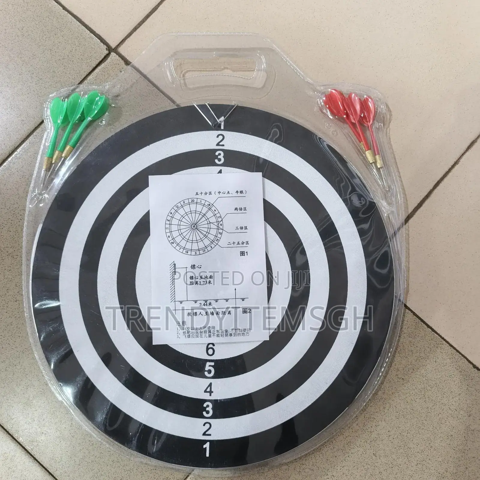 Double Side Dartboard Game