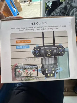 3 Lens Solar 4g Surveillance Cctv Camera Takes All Sim Cards