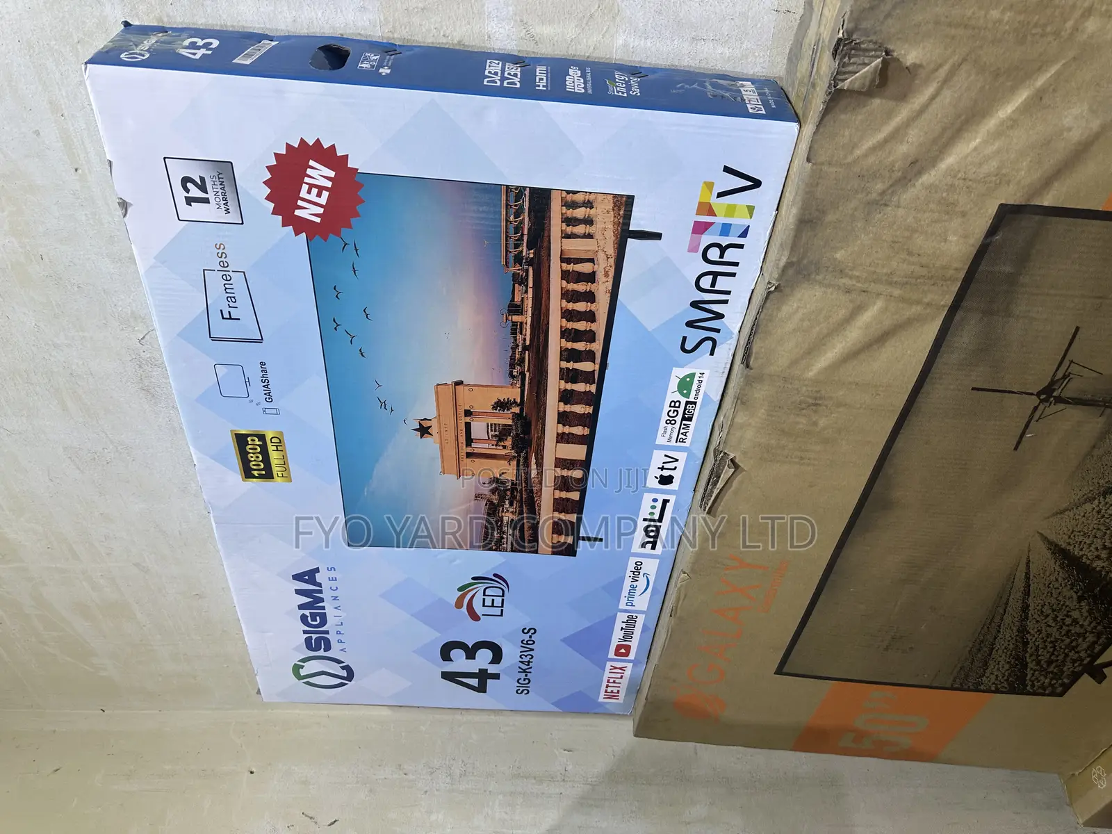 Sigma 43 Inch Smart Digital FHD Led Tv Icast Frameless