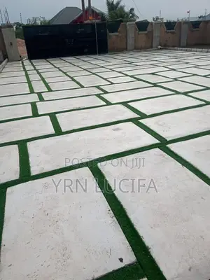 Concrete Stamping Floor and Landscaping