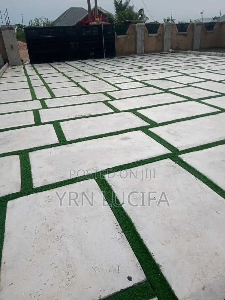 Concrete Stamping Floor and Landscaping