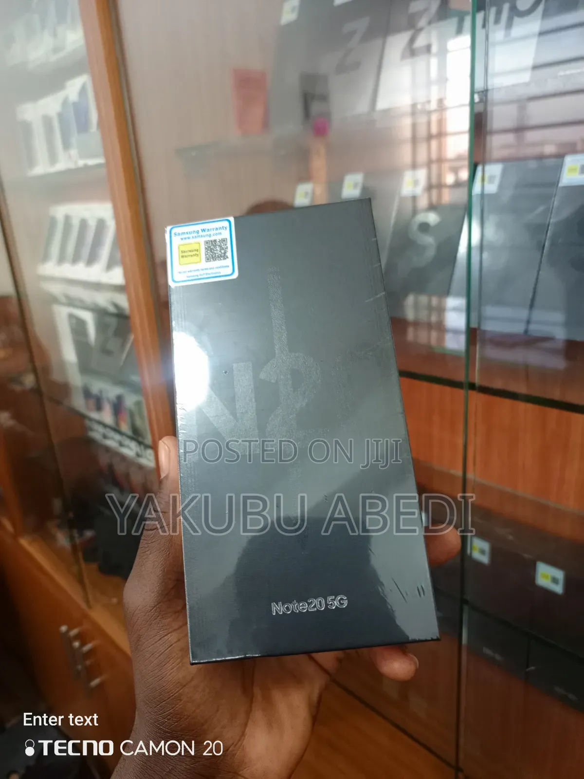New Samsung Galaxy S20+ 5G 256 GB Black