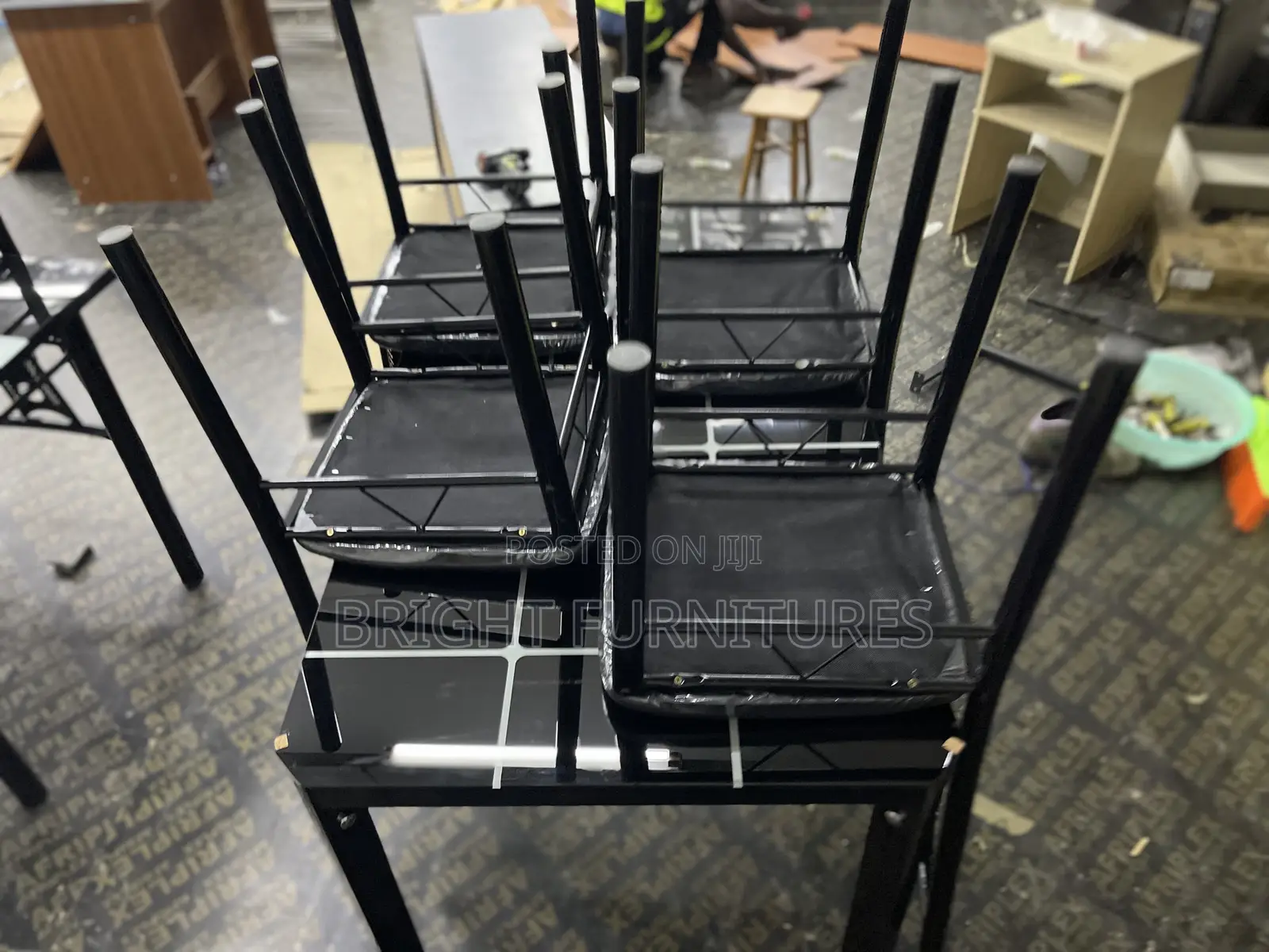 Dining Table Sets ( Glass Top 4 Seater)