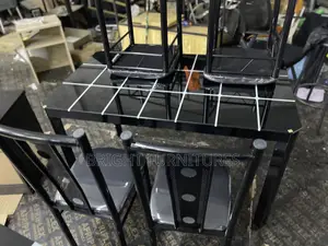 Dining Table Sets ( Glass Top 4 Seater)