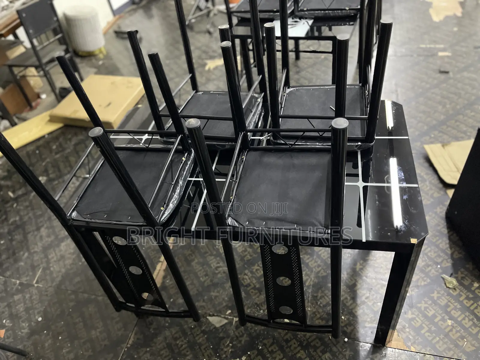 Dining Table Sets ( Glass Top 4 Seater)
