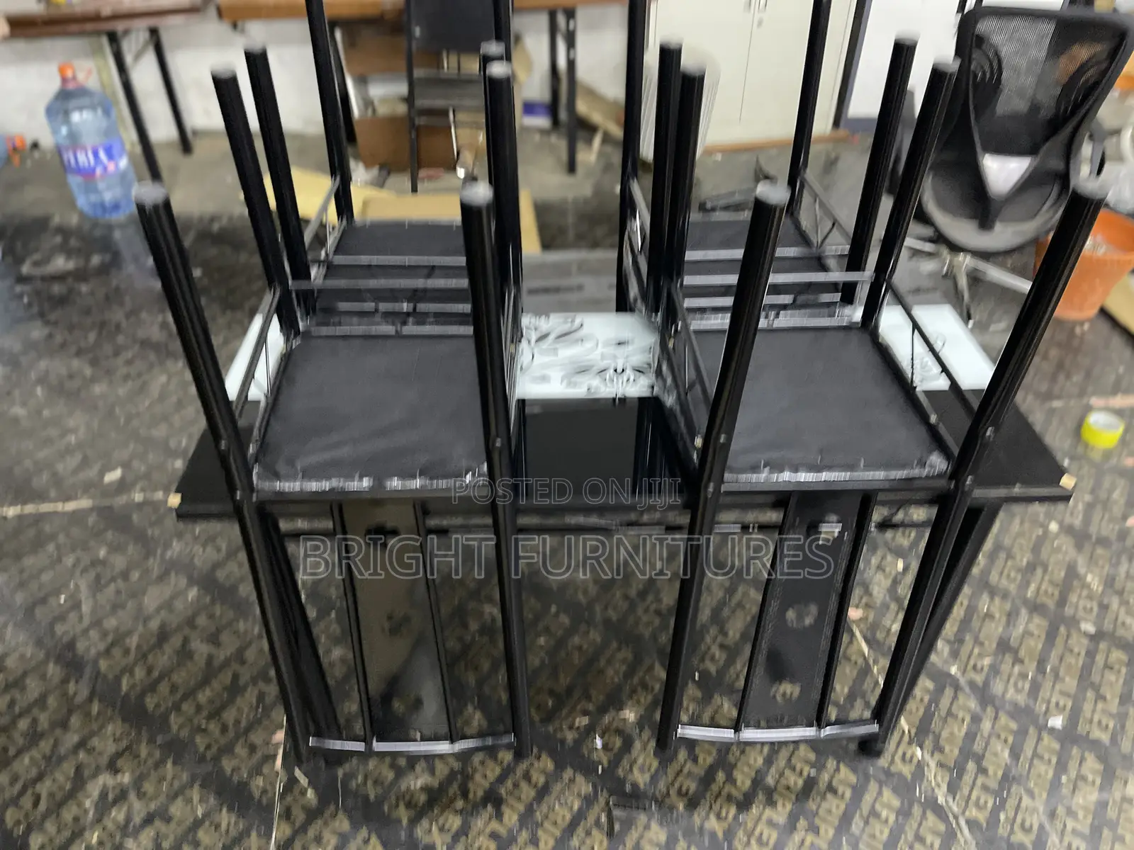 Dining Table Sets ( Glass Top 4 Seater)