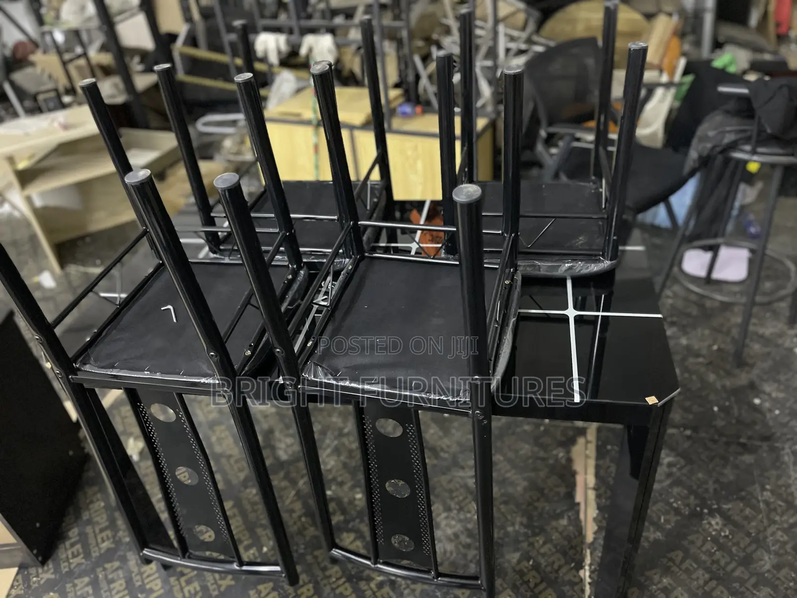 Dining Table Sets ( Glass Top 4 Seater)