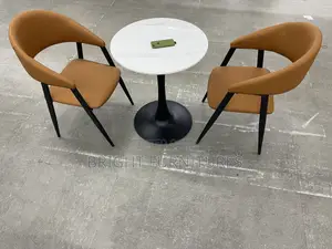 Coffee Table Available With 2 Chairs (Leather Chairs)