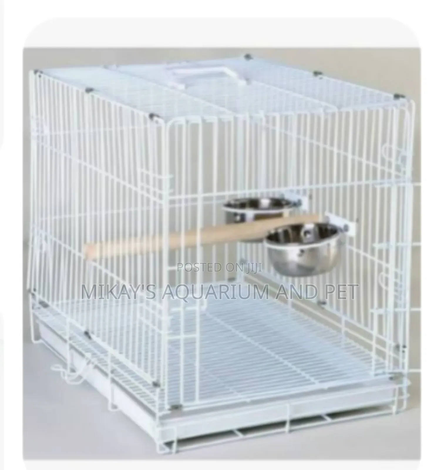 Large Metal Poodle Bird Cage