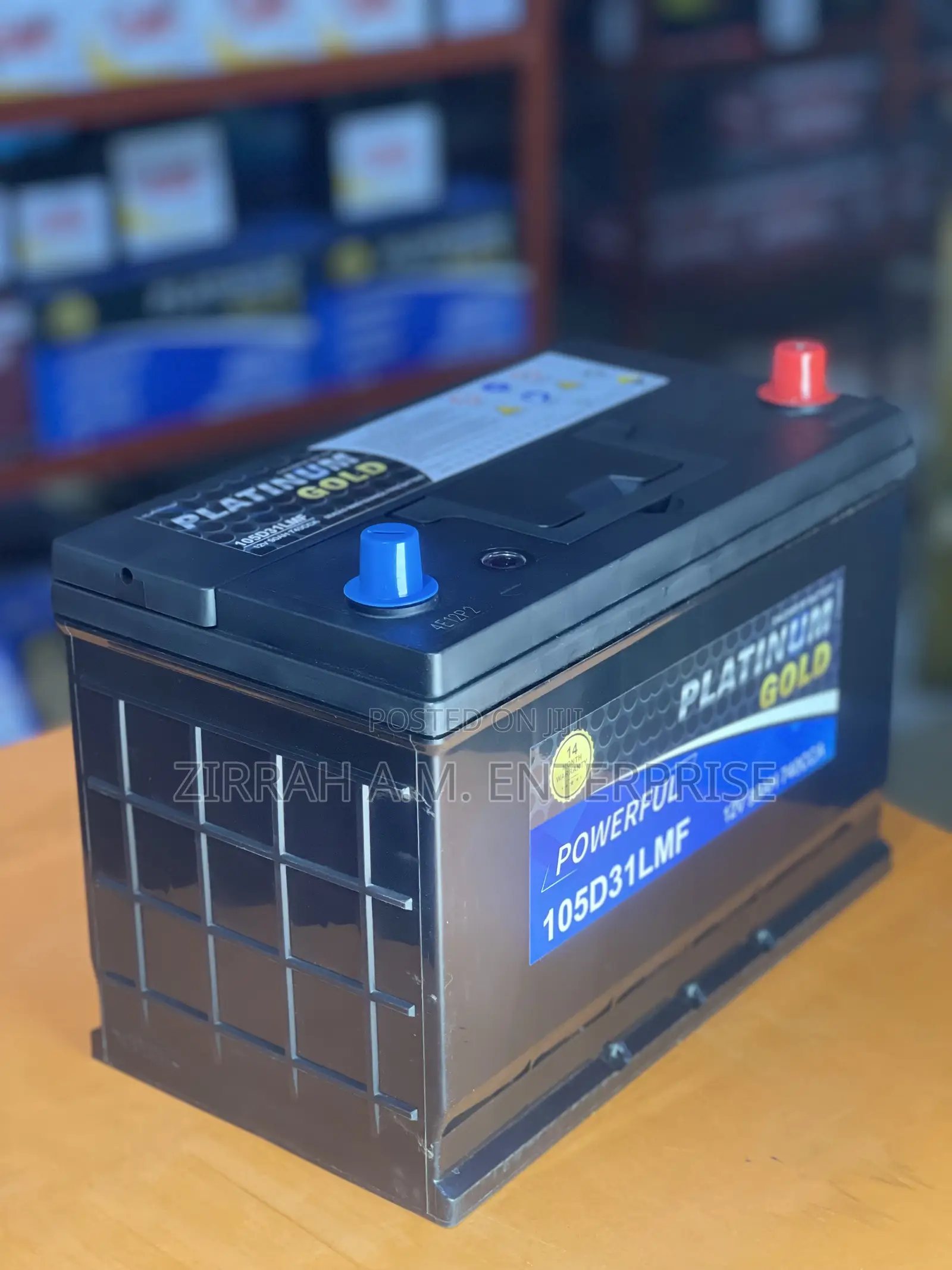 Platinum Gold Battery 105d23l 90ah 17plate