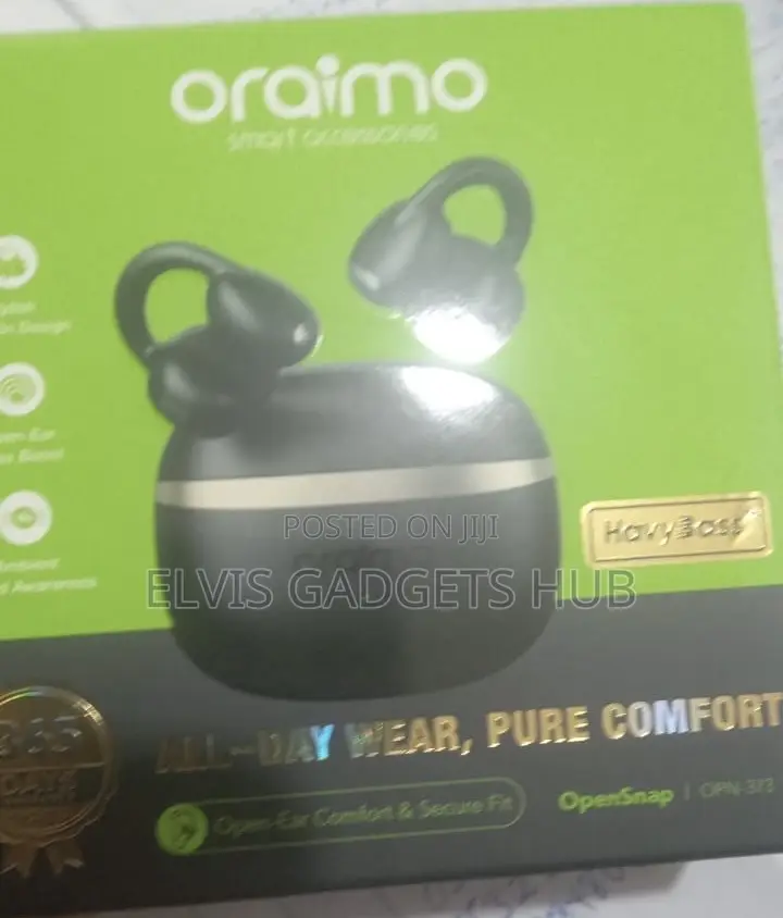 Oraimo Opensnap Clip-on True Wireless Headphones