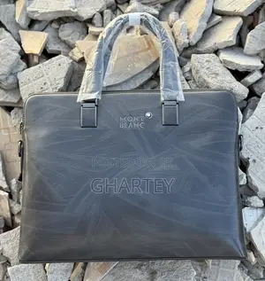 Montblanc Leather Men’S Laptop Bag - Redefining Professional Luxury