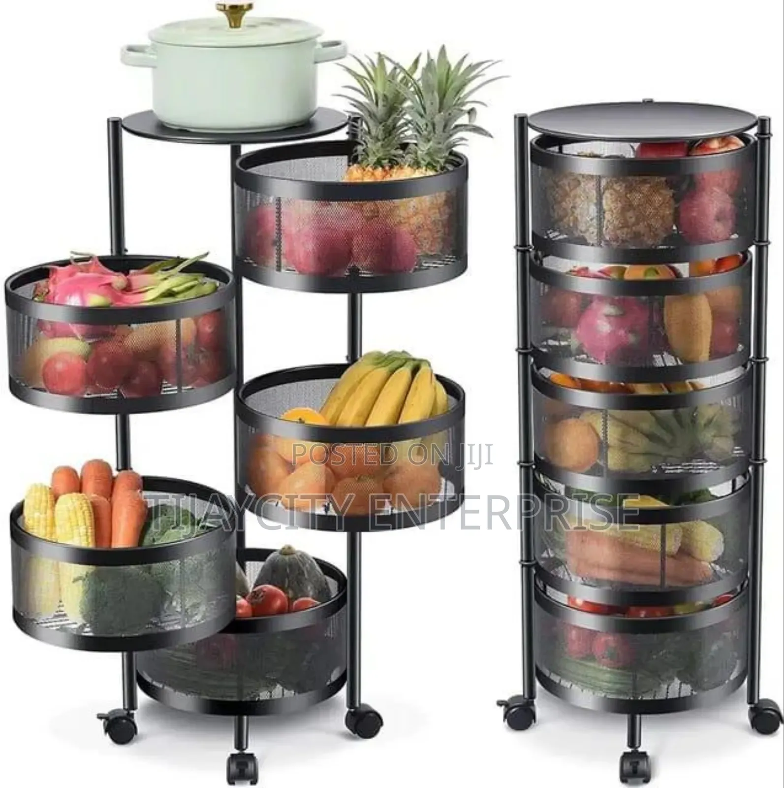 Rotating Kitchen Storage Rack