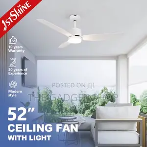 Ceiling Fan With Light Modern Design