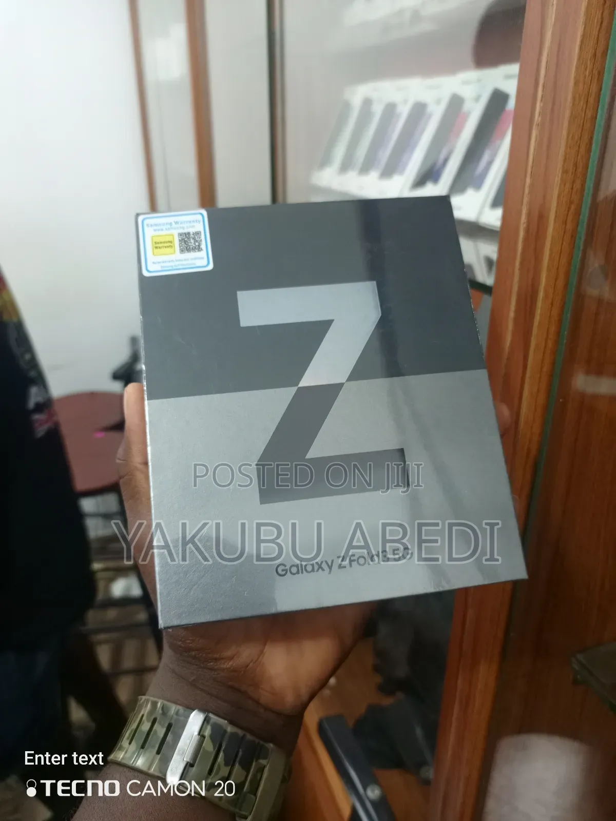 New Samsung Galaxy Z Fold 3 256 GB Black