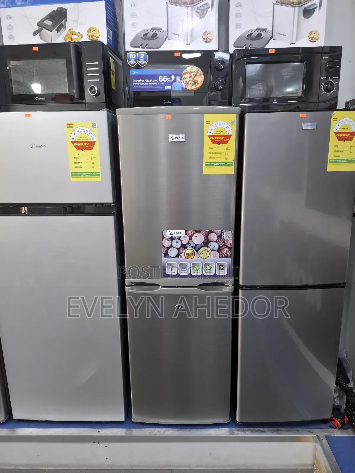 Pearl Bottom Freezer 142l and Fast Cooling for Sale
