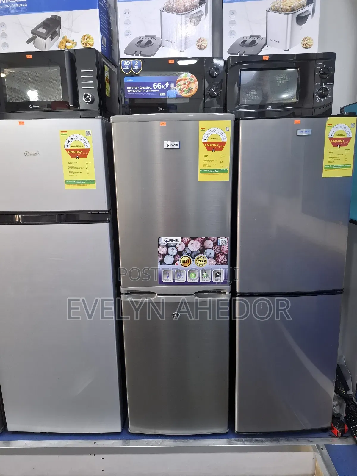 Pearl Bottom Freezer 142l and Fast Cooling for Sale