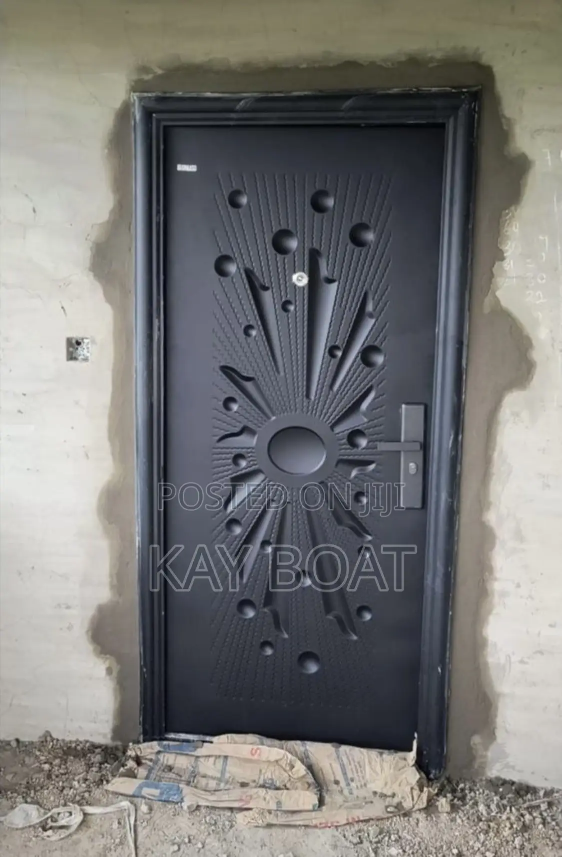 An Installed Single Original Door