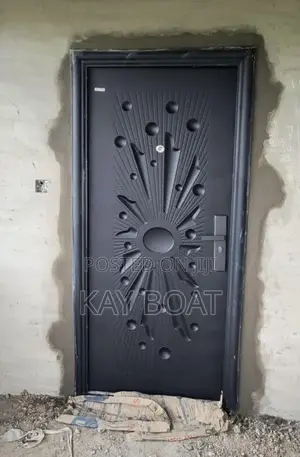 An Installed Single Original Door