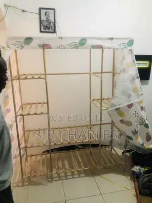 3 In 1 Wooden Wardrobe/Bamboo Wardrobe