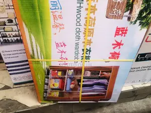 3 In 1 Wooden Wardrobe/Bamboo Wardrobe