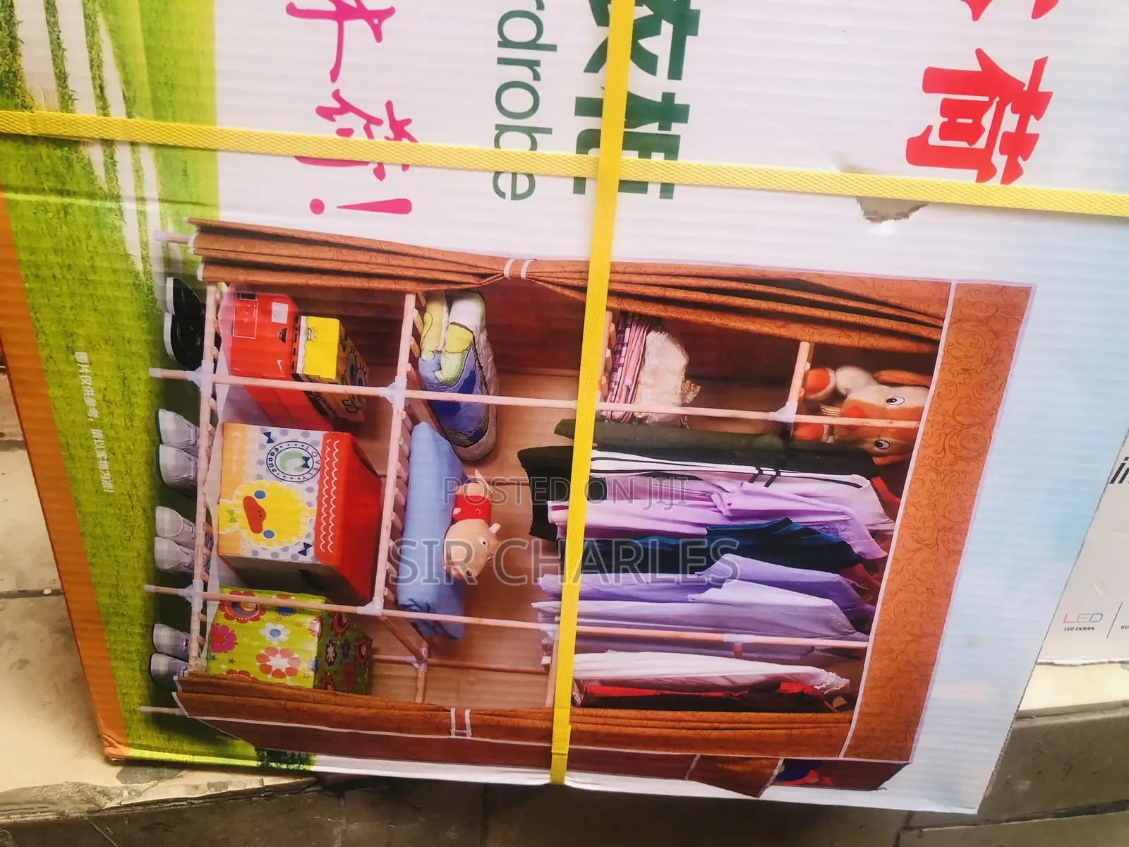 3 In 1 Wooden Wardrobe/Bamboo Wardrobe