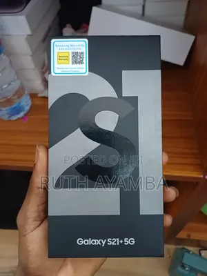 New Samsung Galaxy S21+ 5G 128 GB Black