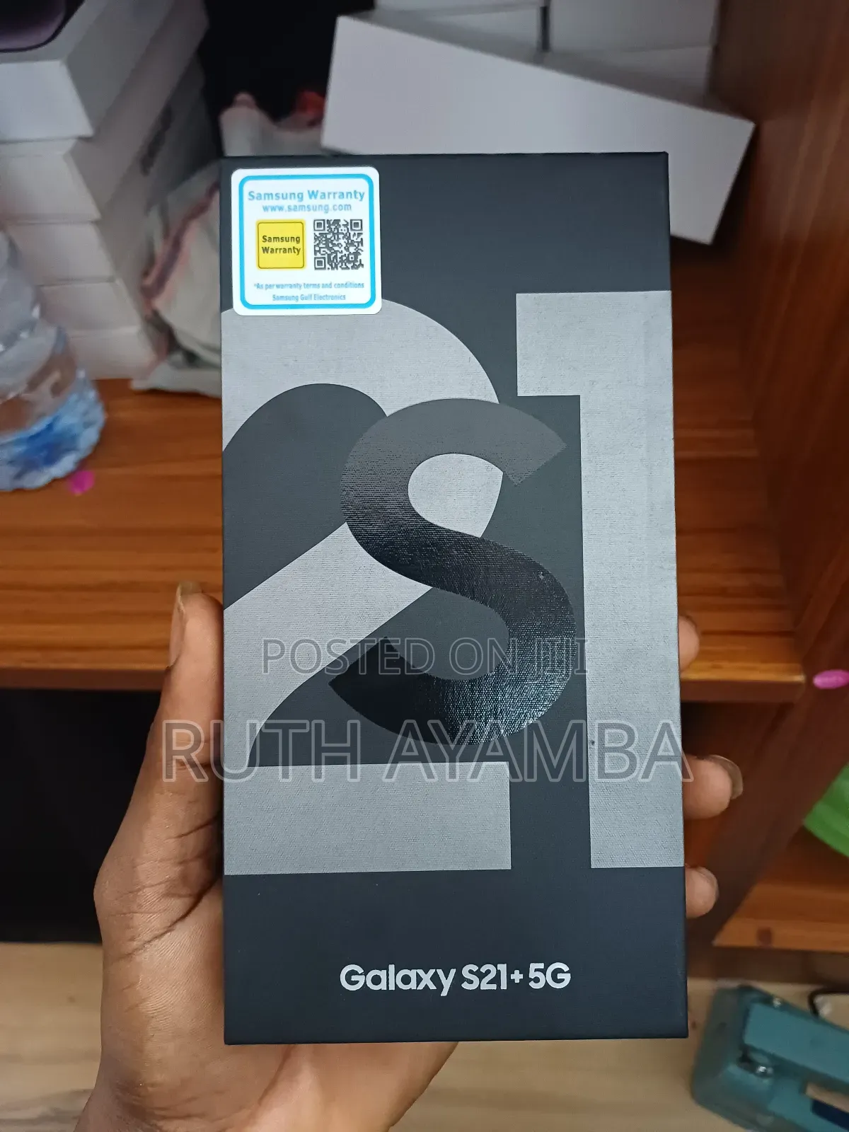 New Samsung Galaxy S21+ 5G 128 GB Black