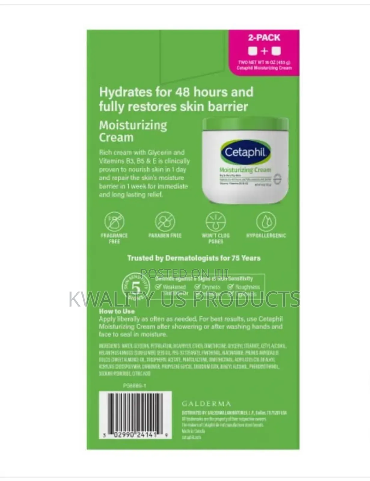 Cetaphil Moisturizing Cream Ultimate - 2 Pack