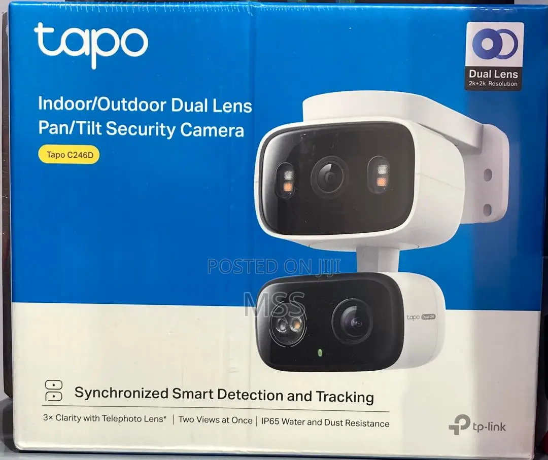 Tapo C246d New Indoor/Outdoor Dual Lens Pan/Tilt Security Camera