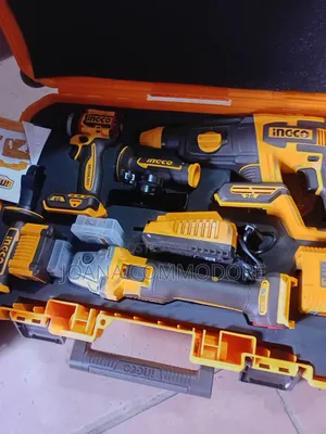 Ingco Combo Kits. Grinder, Rotary Hammer, Screw Machine