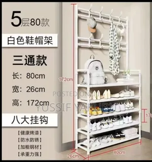 Shoe Rack and Wardrobe