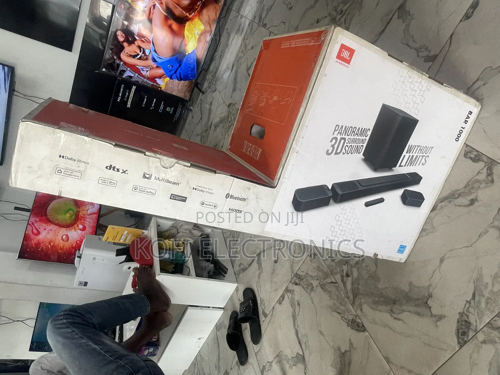 JBL Bar 1000 880w 7.1.4-Channel Dolby Atmos Soundbar System