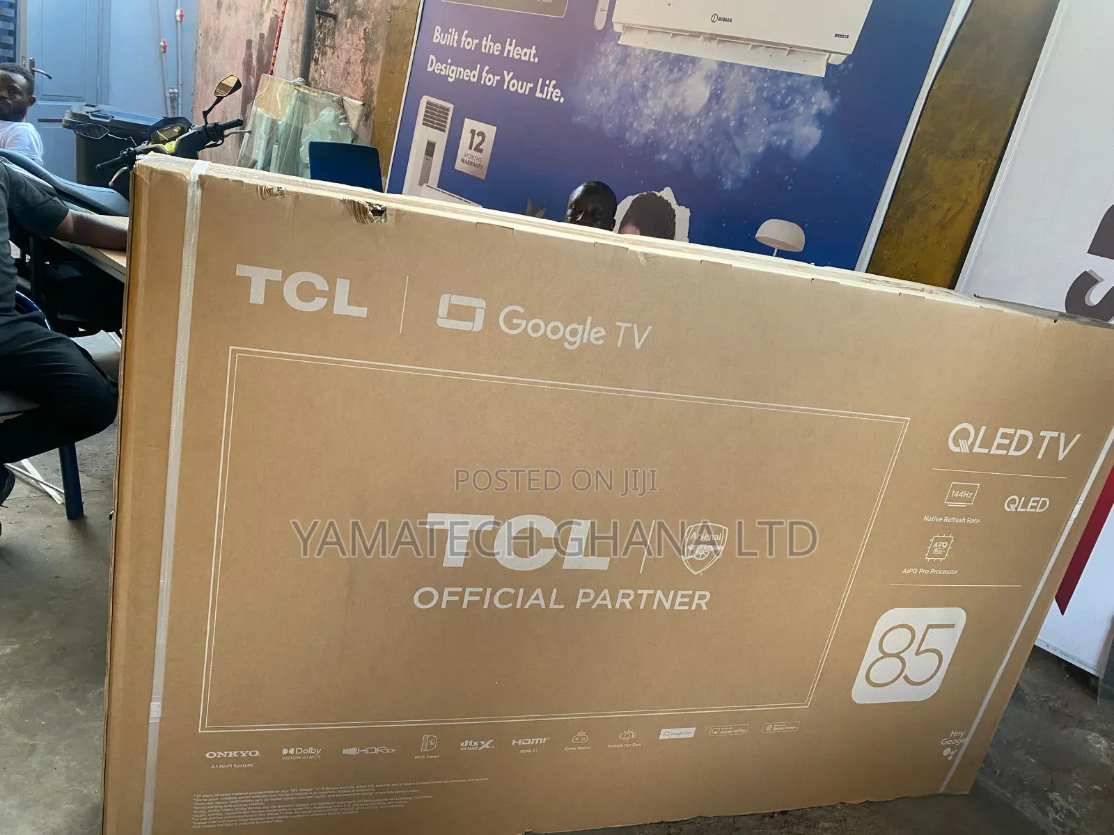 Tcl 85inch Google Smart Qled 4k Tv With Voice Control Remote