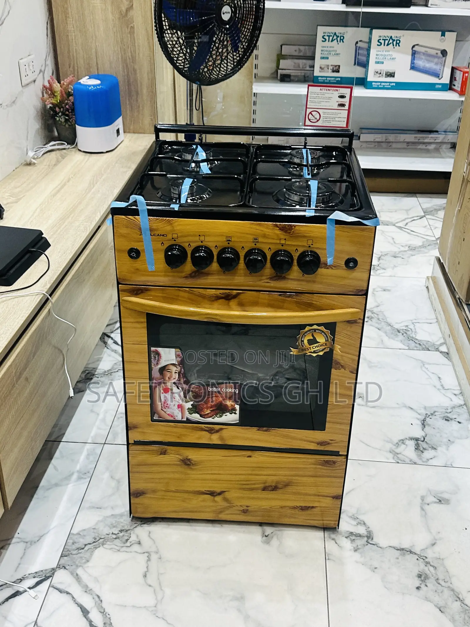 Better Deal on Volcano Gas Cooker Oven Rotisserie Grill 4burner