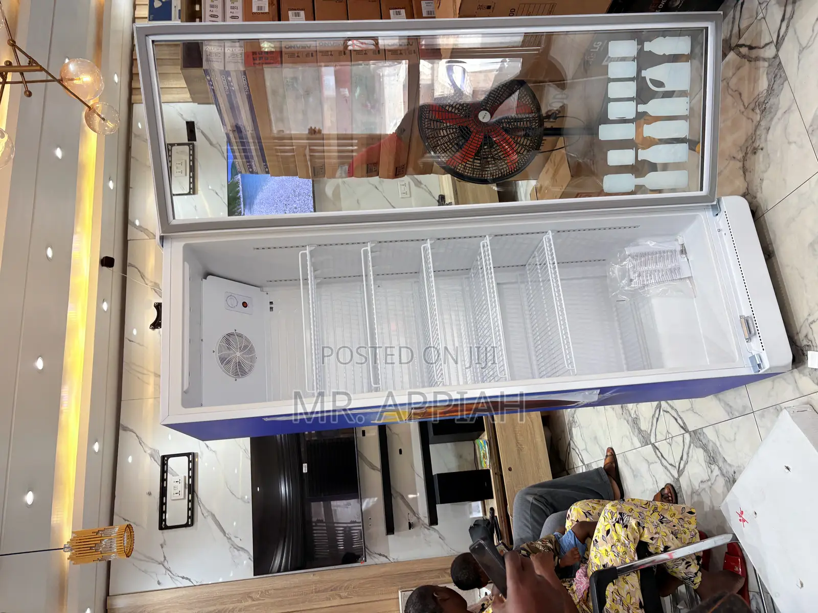 Quality Yet Affordable Nasco 360 Liters Single Door Display Fridge.