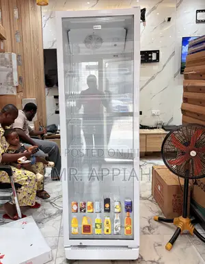 Energy Saving Nasco 340 Liters Single Door Display Fridge.
