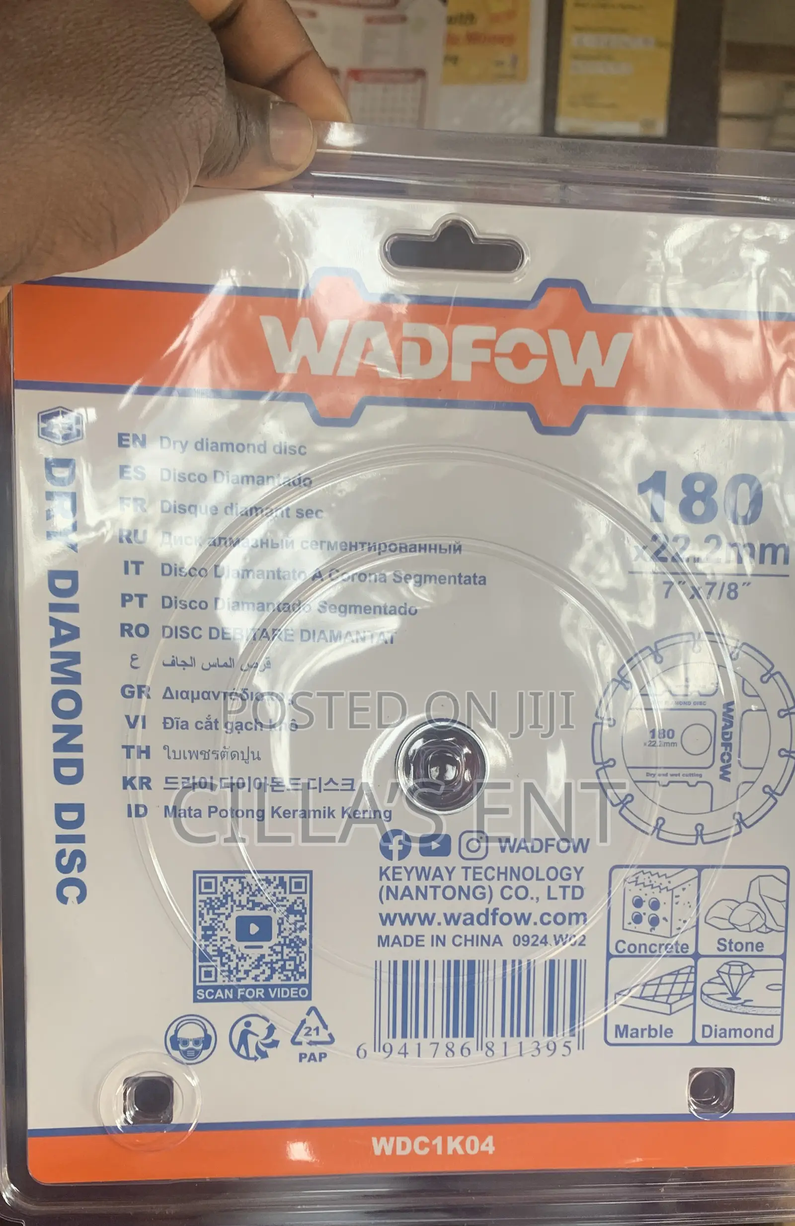 Wadfow Dry Diamond Disc