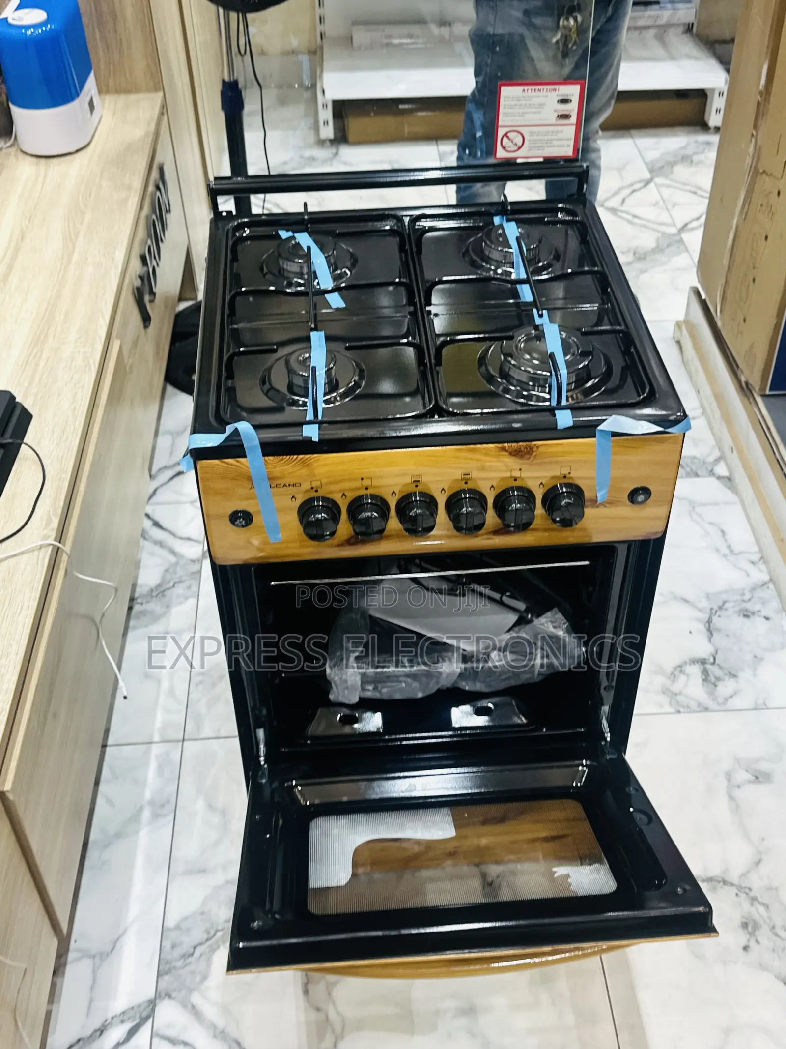 Text Us for Your Wooden Like Gas Stove 50/50 4burner